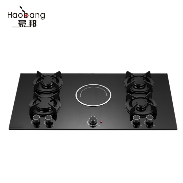 Закаленное стекло 5 burner buit-in газовая варочная панель