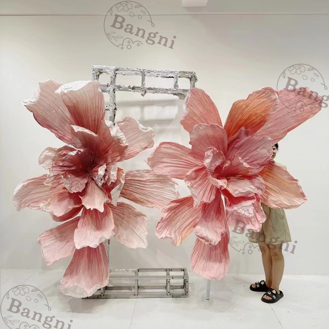 Giant Paper Art Setups Handmade Hanging Installations For Indoor Wedding Event Shopping Mall Decorations