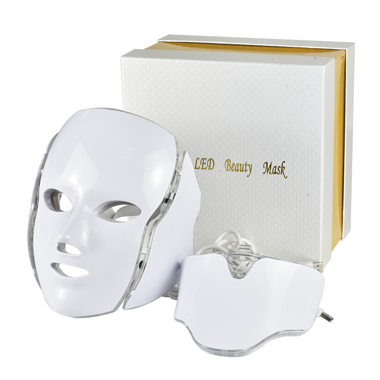 PDT Photon Light Facial Skin Beauty Therapy 7 Colors LED Face Mask