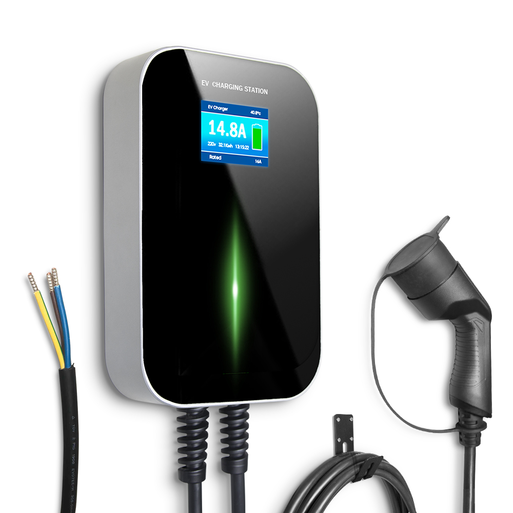 240 В 1 фаза OEM RFID EV зарядная станция с разъемом для зарядки типа 2