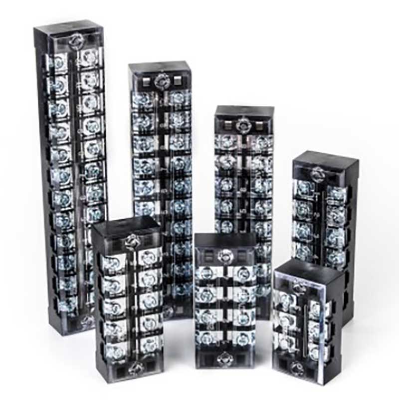 25A 600V TB-2503 TB-2504 TB-2505 TB-2506 TB-2510 двухрядный барьер винтовой клеммный блок провод Соединитель Инструмент проводки