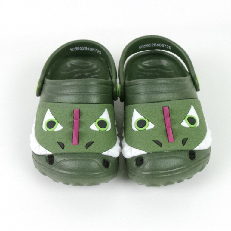 2021 Fairy tale cartoon series little crocodile pink purple unicorn children's summer baby beach hole sandals