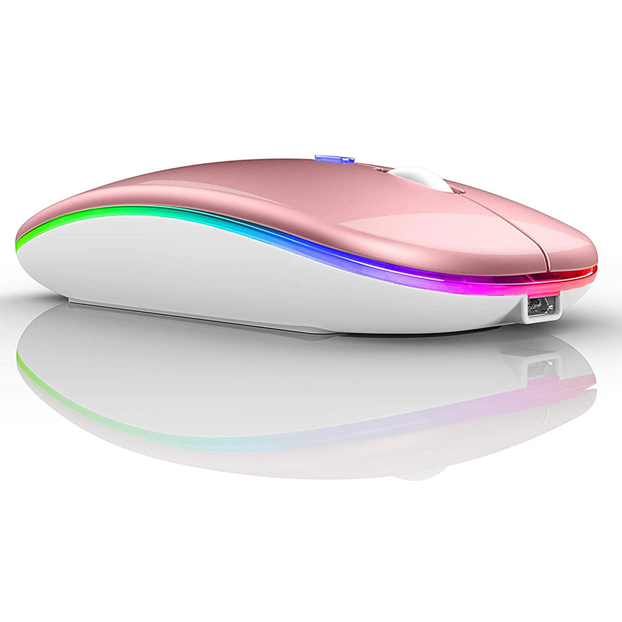 2,4G Портативная Мобильная RGB офисная мышь с USB офисная светодиодная беспроводная мышь для ноутбука ПК ноутбука компьютера
