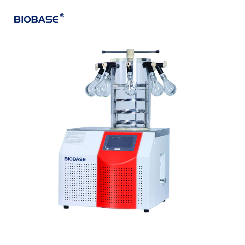 Laboratory Equipment Adjustable Plate Height Lyophilization 2ml Vials Freezer Dryzer With Manifold