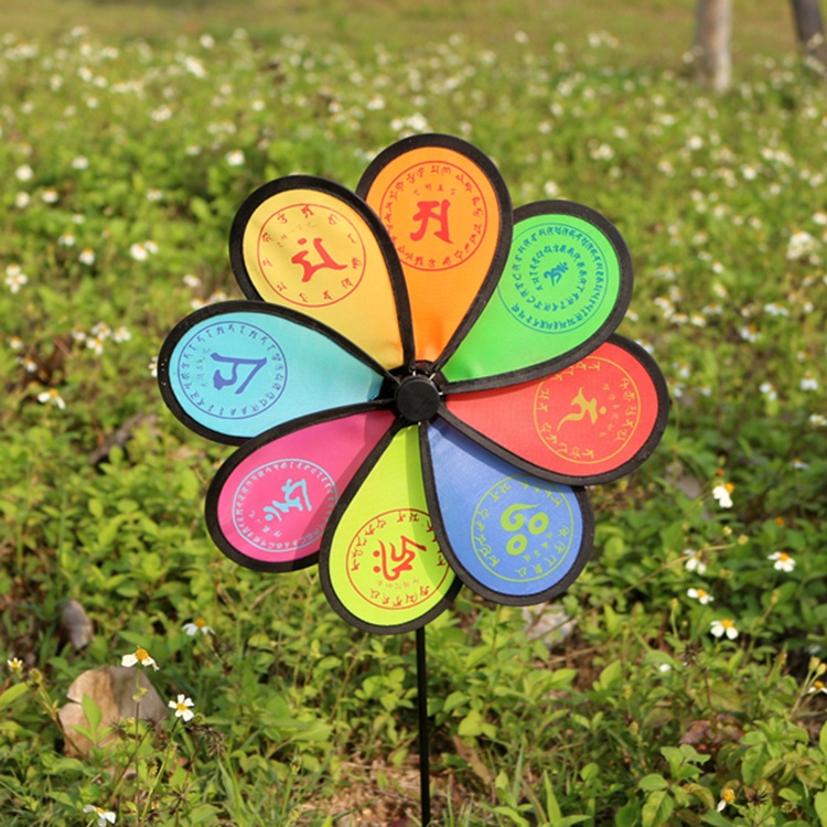 Дети смешные спиннинг мельница, пластик pinwheel, интересная игрушка ветряная мельница