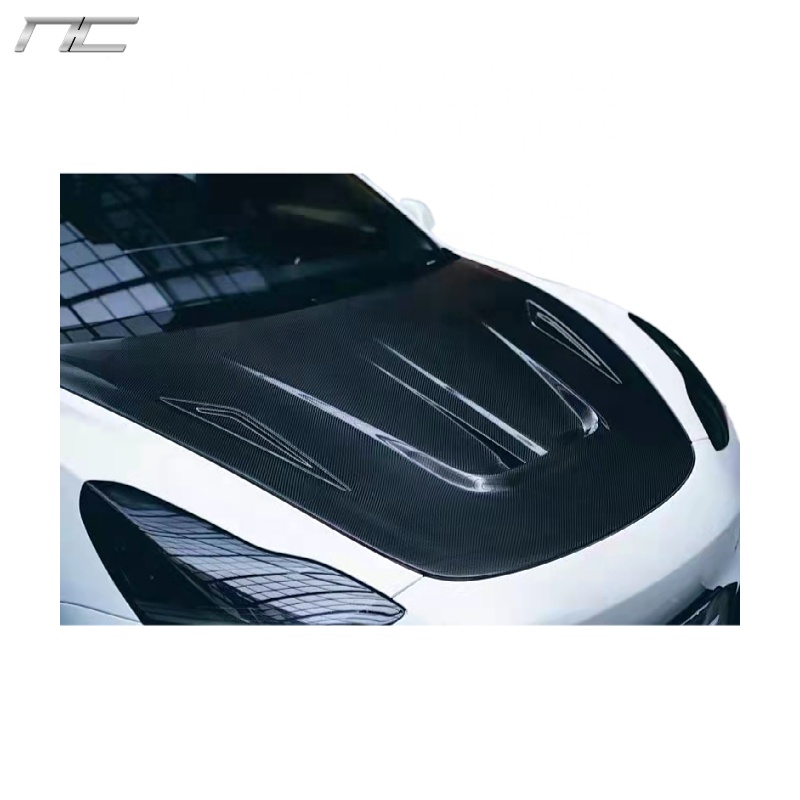 2021, модель 3 R, стильная капот двигателя из углеродного волокна, капот для Tesla Model3