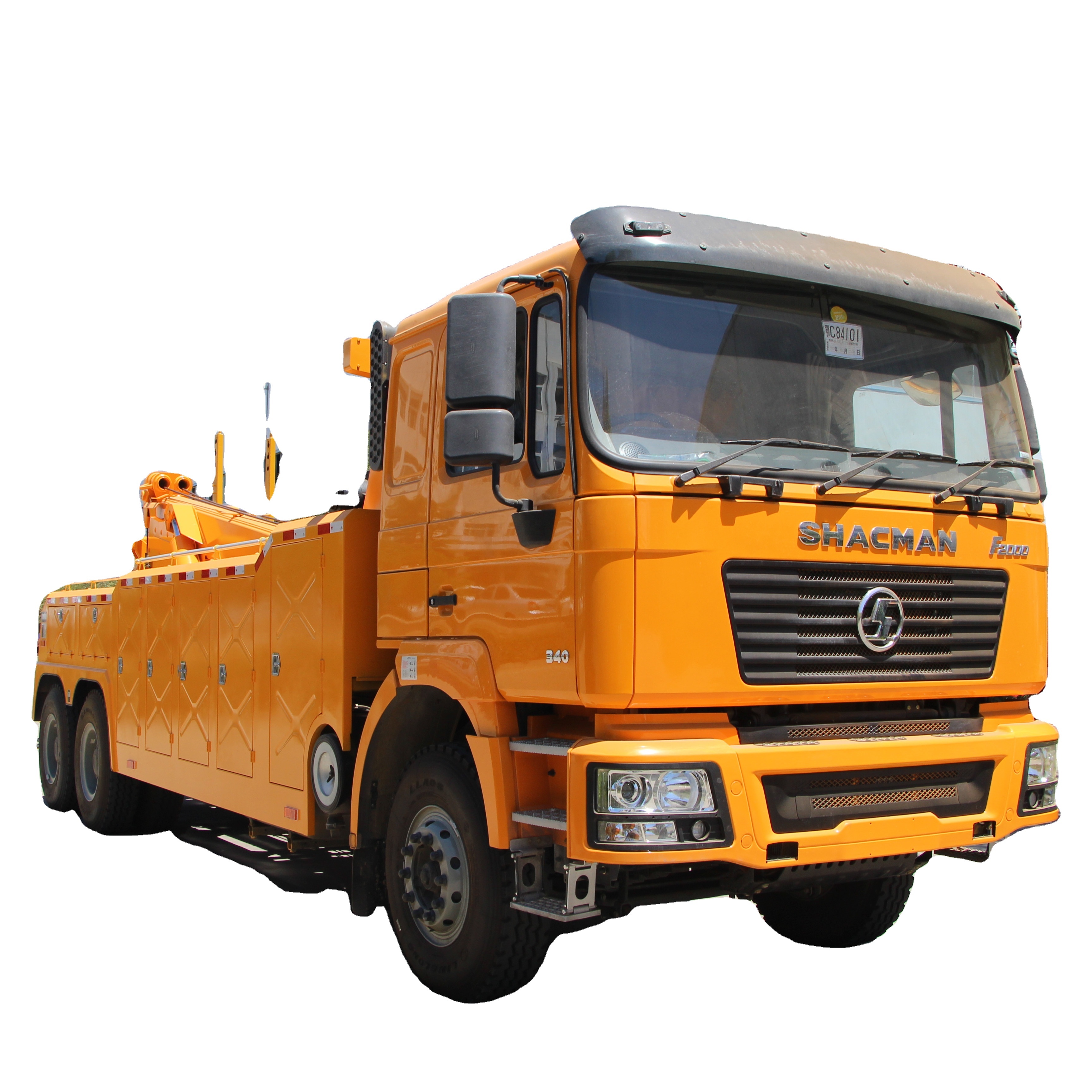SHACMAN F2000 6X4, спасательный грузовик для дорожного движения, 10 колесный для продажи