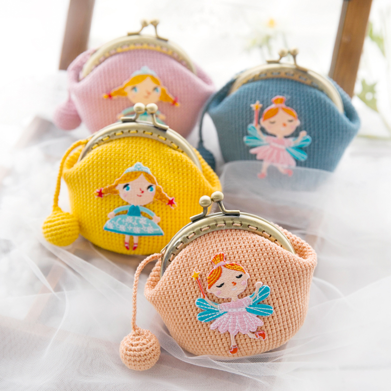Yarncrafts, новый дизайн, вязание крючком, 100% хлопок, дамские сумочки, милый кошелек
