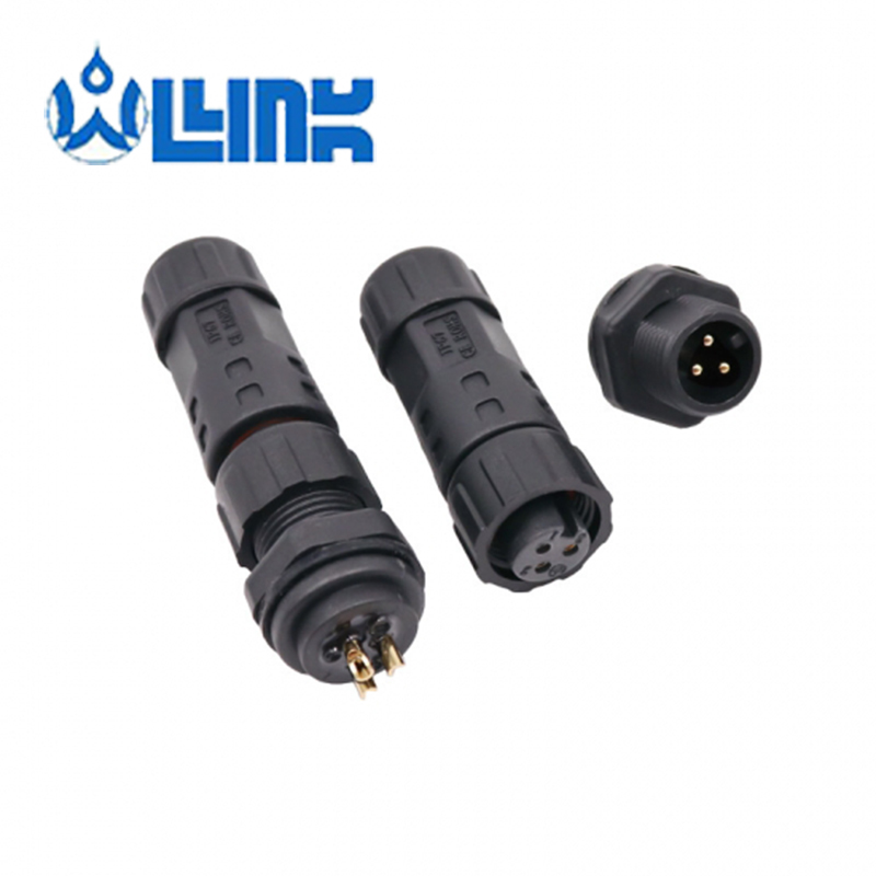 M12 2pin 3pin 4pin 5pin Male To Female Waterproof Wire Circular Connector For China supplier