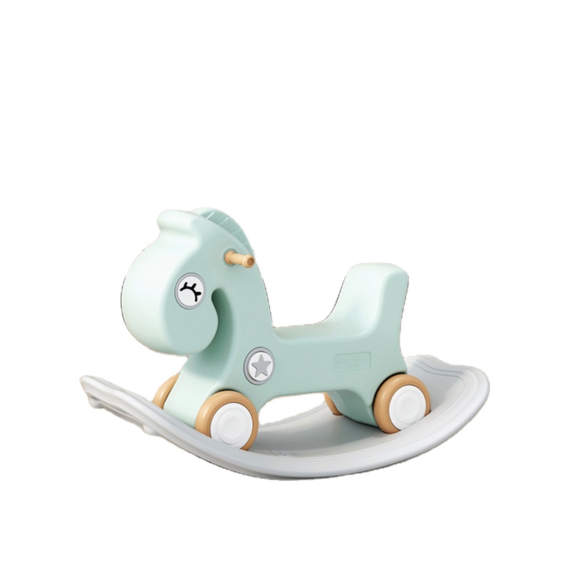 Updated Fashion Design Baby Home Ride Plastic Rocking Horse for Kids Wholesale