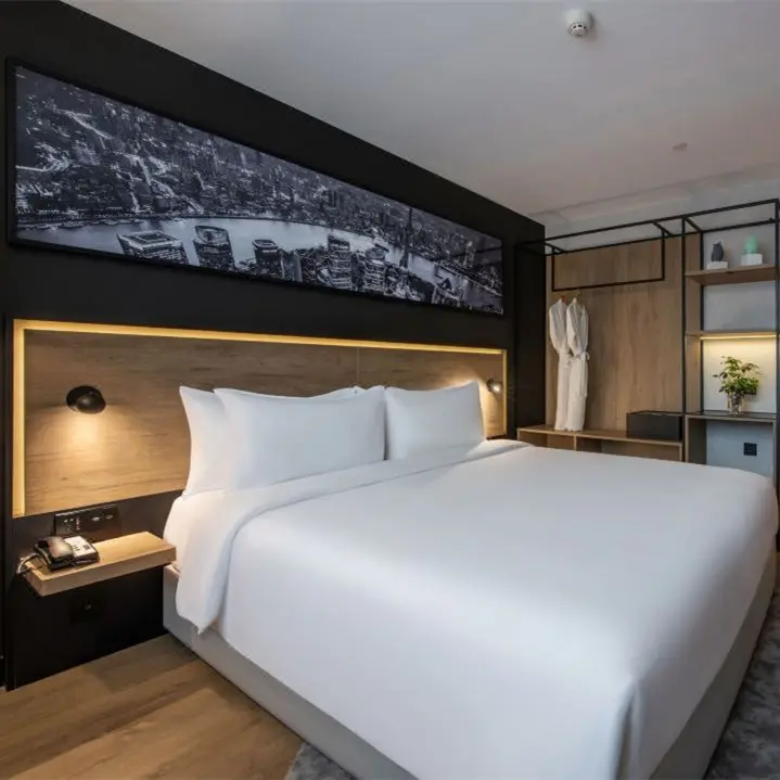 Custom made upholstered modern master 3 4 5 star hotel room bedroom sets furniture supplies for 5 star hotel use