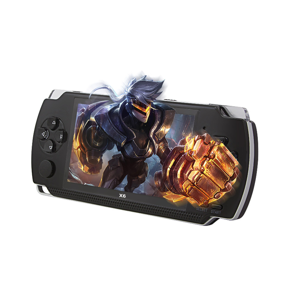 Игровая консоль X6 для PSP Game Handheld Retro Game, экран 4,3 дюйма, mp4-плеер, игровой плеер с поддержкой камеры, видео, электронной книги