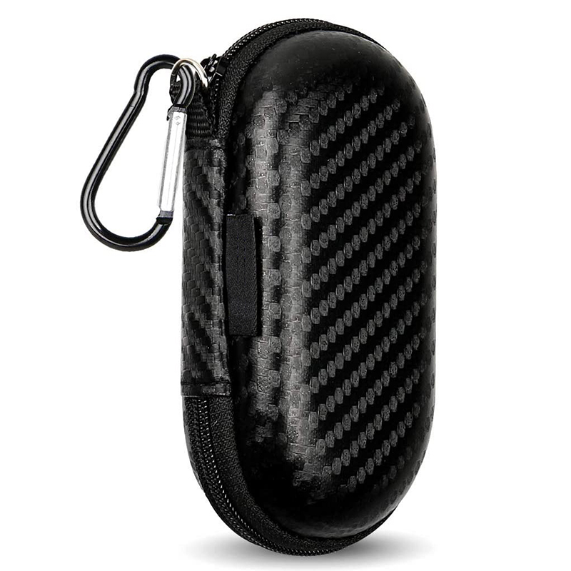Portable Travel Headphone Storage Bag Small Zipper Pouch Hard EVA Earphone Carrying Case for Wireless Earbuds