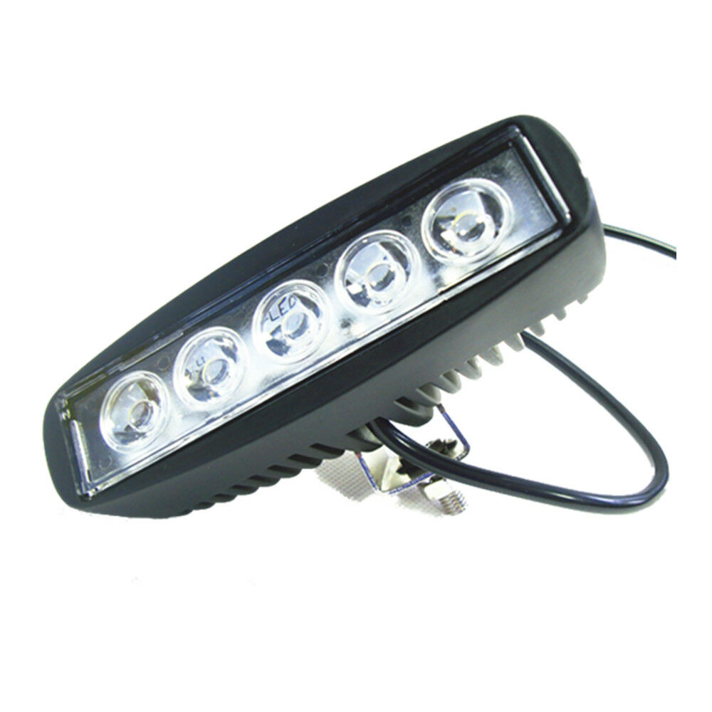 Guwo Auto parts Factory Hot Sale 2X 15W Spot Led Light Bar Single Row Work Driving Lights For Off-Road Vehicle Truck ATV SUV 4WD