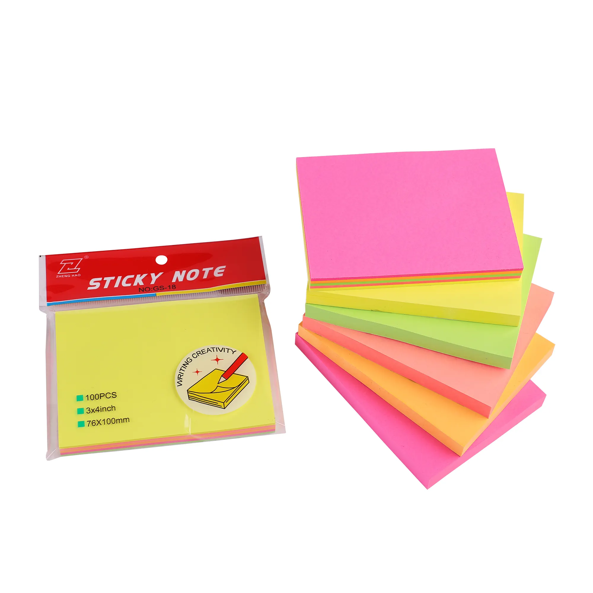 Self-adhesive Notepad Sticky Note Different Shapes Pastel Sticky Notes
