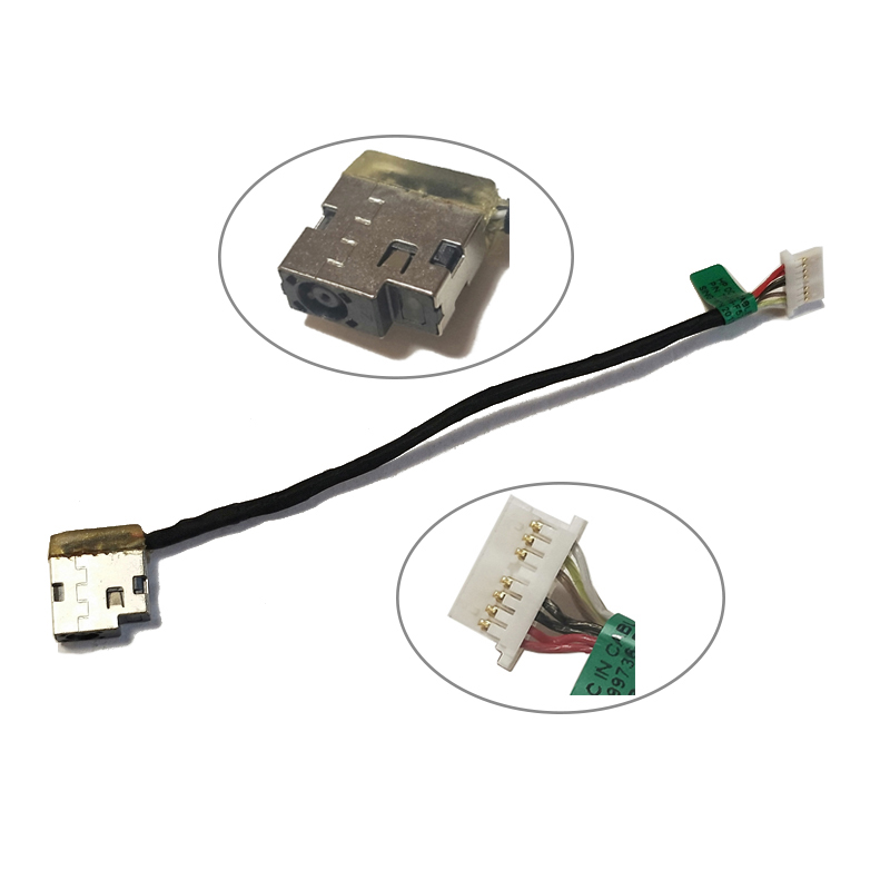 PJ852 Горячая продажа DC Jack для HP 250 255 G4 14-AC 15-AC DC в порт питания разъем кабель провода 799736-S57