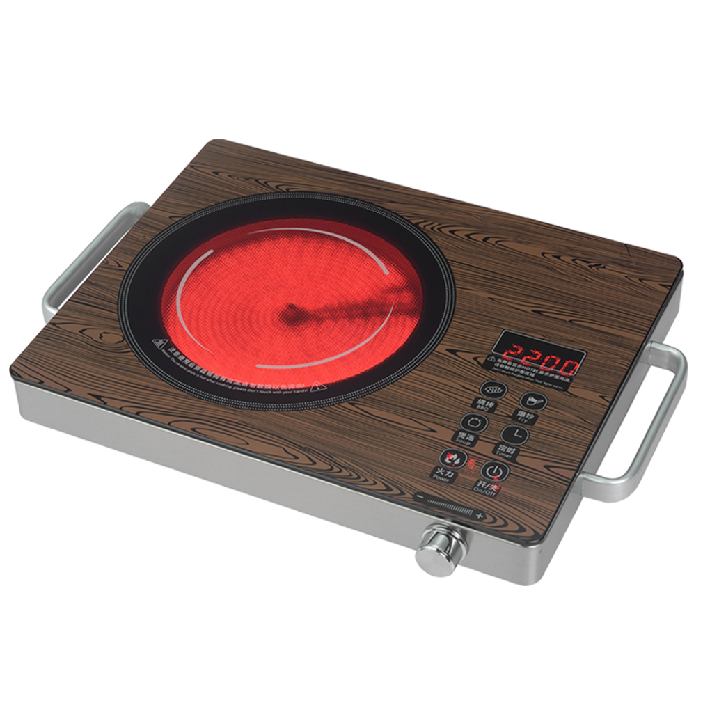 Household Appliance Solar Powered Ultasonic Stove 2200w Induction Cooker Hot Plate Electric Stove