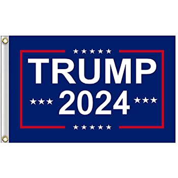 Новое прибытие таможня полиэстер Трамп 2024 флаг 3X5 футов баннер Бриз флаг