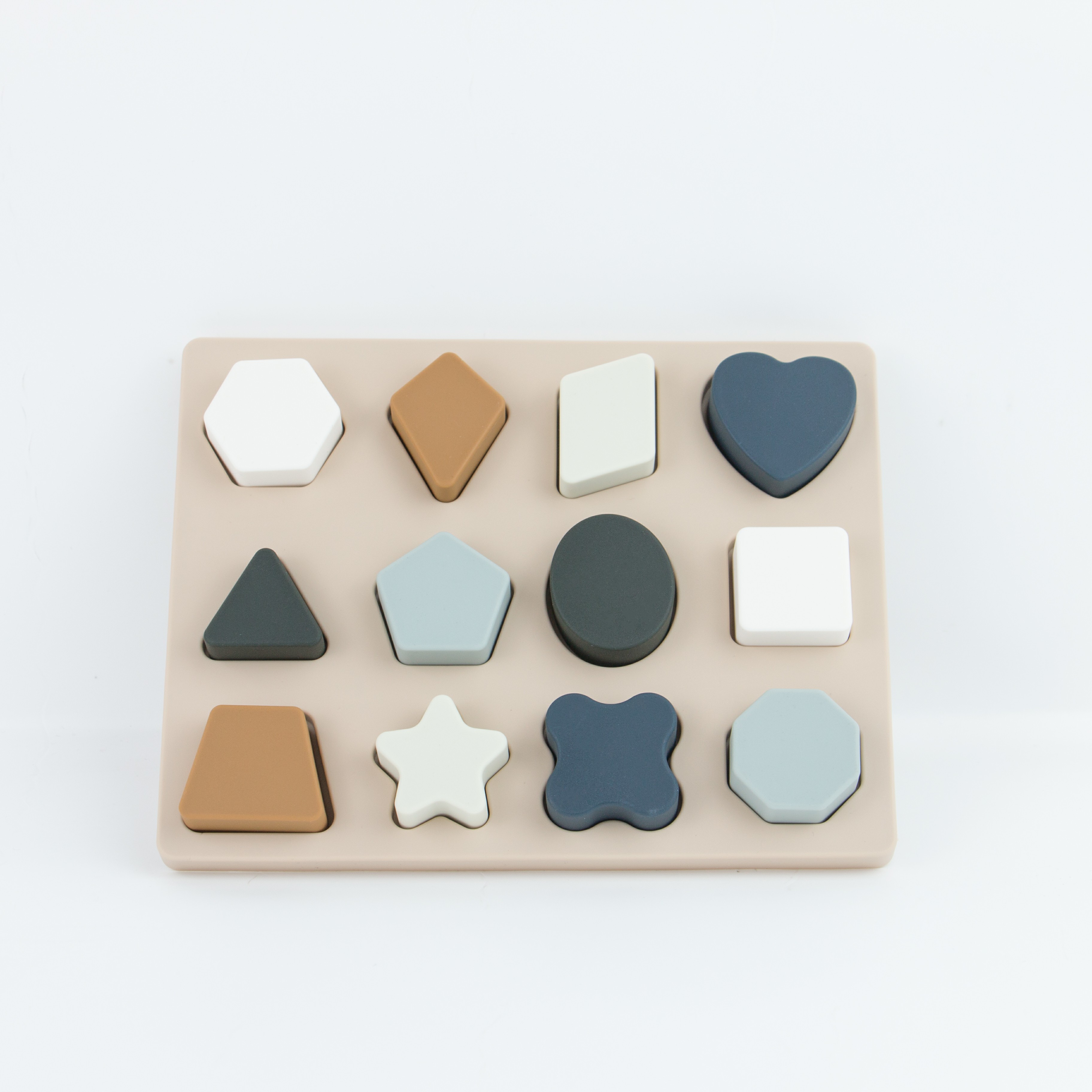 2021 New Arrival Silicone puzzles BPA Free Eco Friendly Silicone toy shape