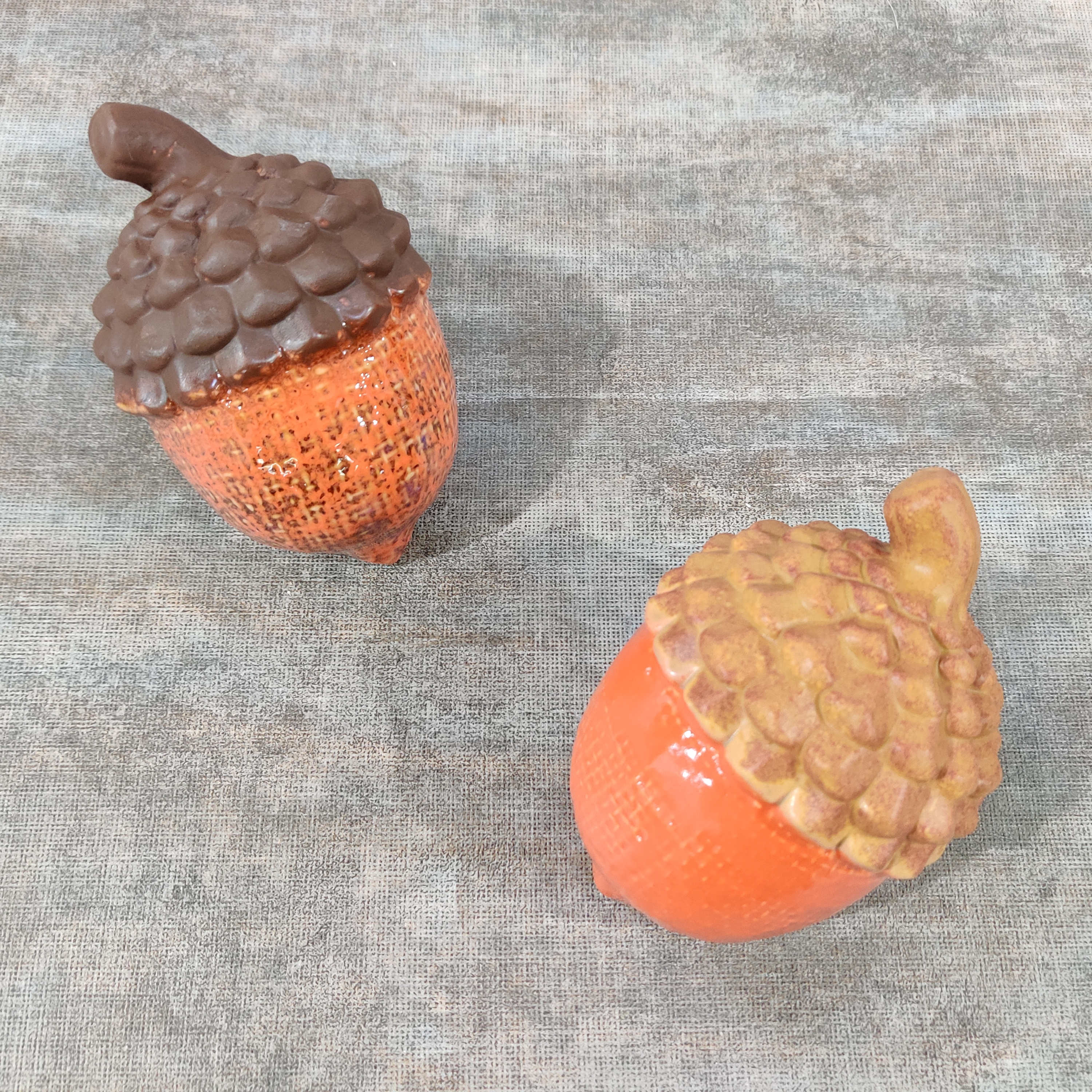Custom Ceramic Pine Cone Ornament Christmas Decoration