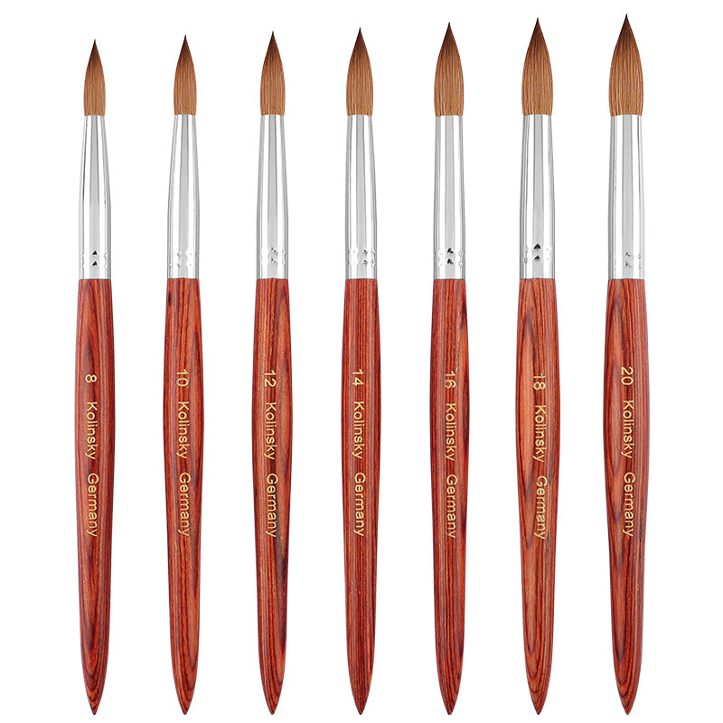 High Quality 100% Kolinsky Nail Brush Acrylic Nail Brush
