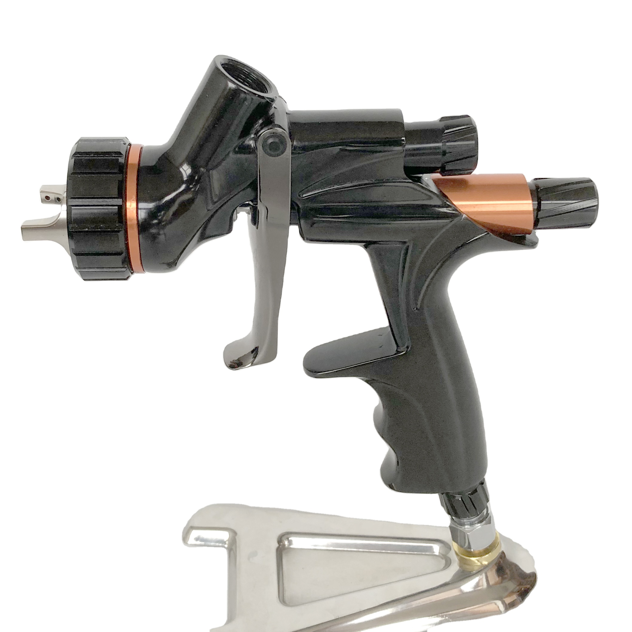 RTS proeam Black coating NVE gun pistola de pintura pintar pistolet peinture gravity feed car spray sprai paint gun