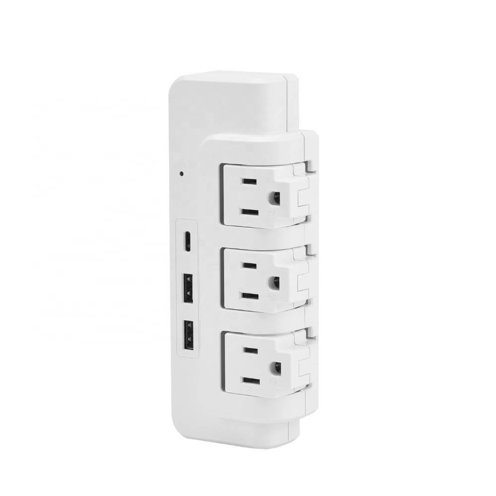 3-сторонняя розетка 3 usb Электрические Гибкие usb c настенные розетки