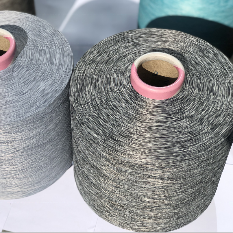 Меланжевая пряжа из полиэстера DTY 150/48