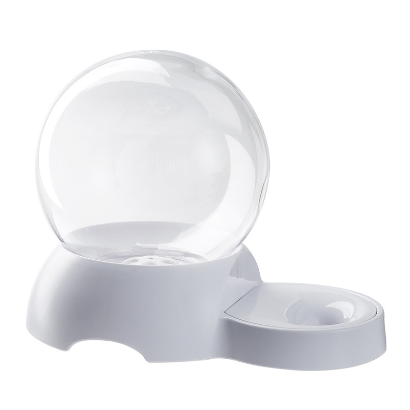 Hot pet water dispenser automatic bubble transparent water feeder pet supplies