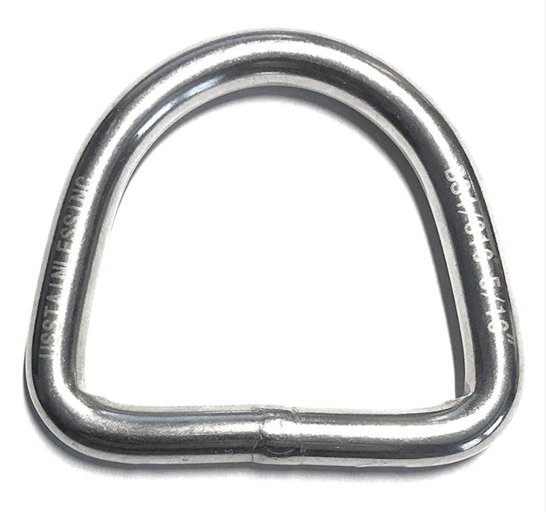 D pulling ring Marine D shape hauling ring Inflatable boat dinghy kayak canoe accessory
