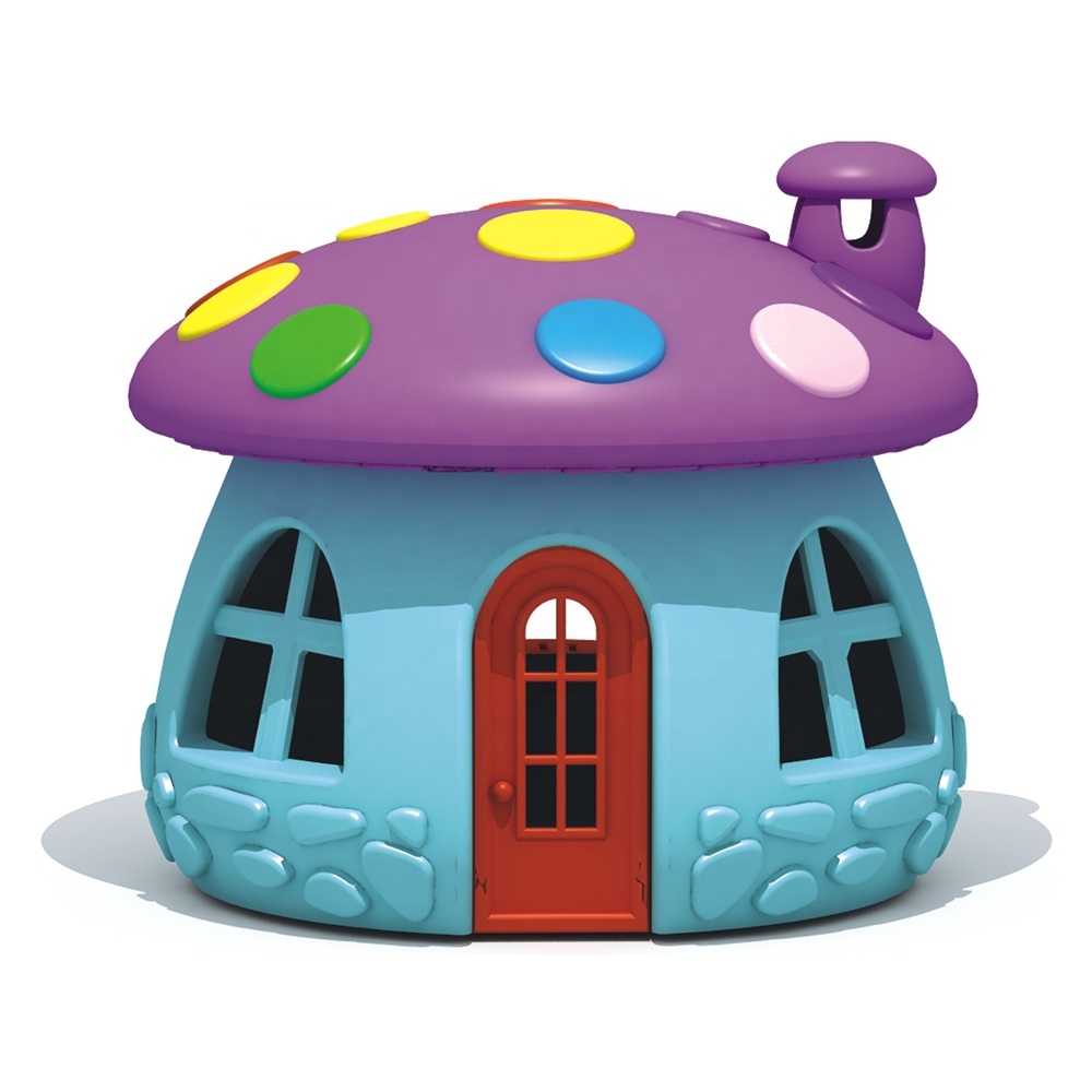 Big Fun New Products playhouse Indoor Cute Design Playhouse Game Center Indoor Kids mushroom play house plastic