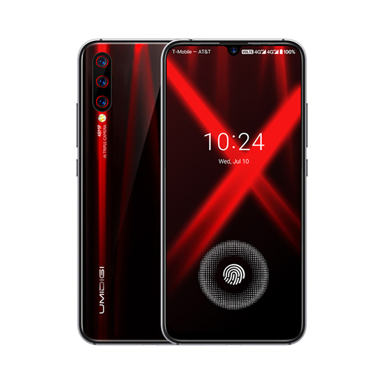 Смартфон UMIDIGI X, 4G, 6,35 дюйма, AMOLED, 48 МП, тройная Основная камера, 128 ГБ, NFC, Helio P60, 4150 мАч