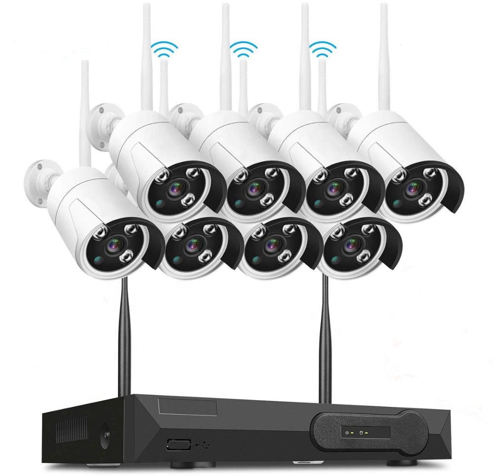 Sunivision 8CH 1080P HD WiFi NVR 2.0MP ИК наружная Всепогодная CCTV Беспроводная IP камера система наблюдения