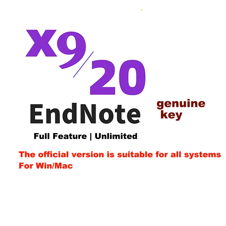 Endnote 20/9 by email instant delivery referencing training clarivate endnote Key