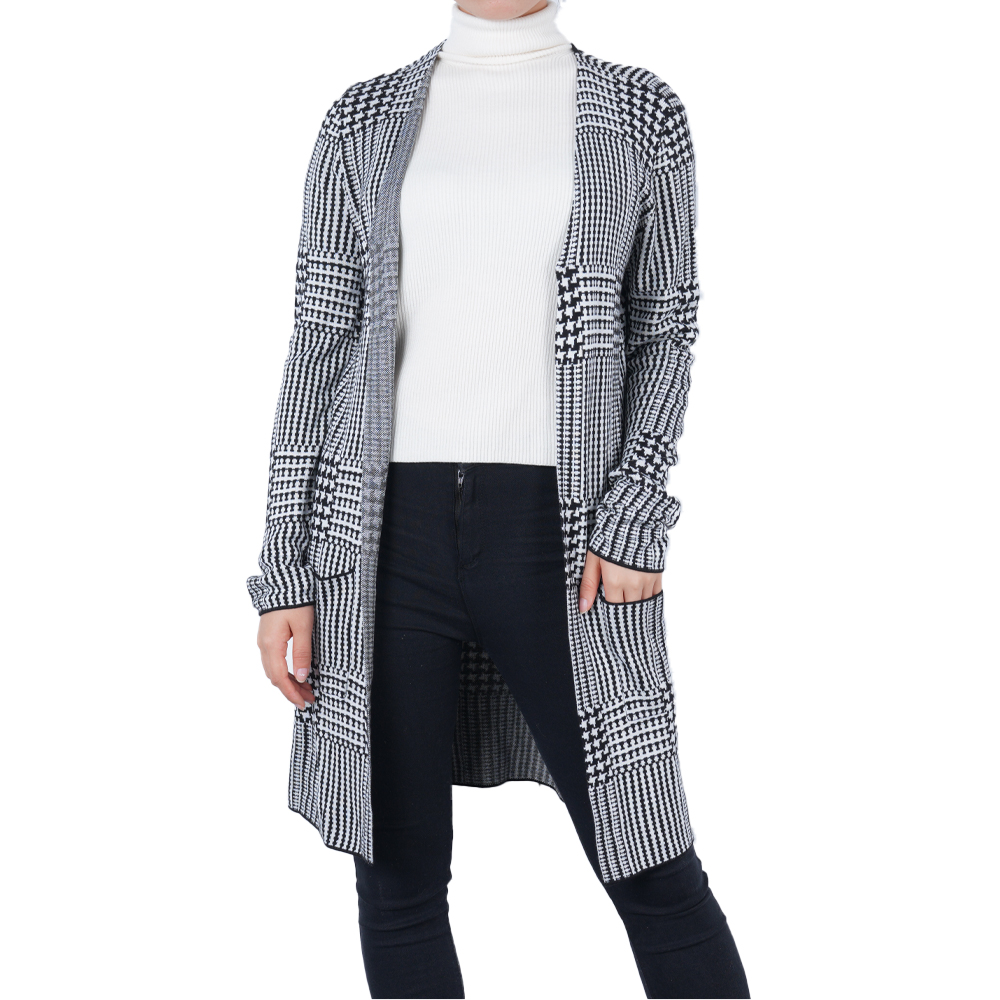 Women's Swallow Knitted Cardigan Sweater Coat Classic Long Sleeve of Knit