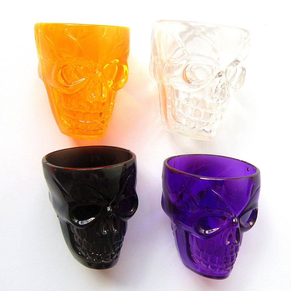 Skull-and-bones Halloween party Skull-and-bones glasses Halloween party decorations