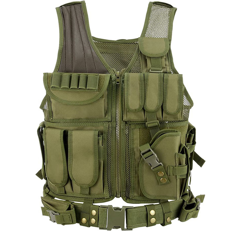 Usa Shipping Body Armor Plate Carrier Tactical Vest,Police Bulletproof Vest Military Tactical Vest With Gun Holder