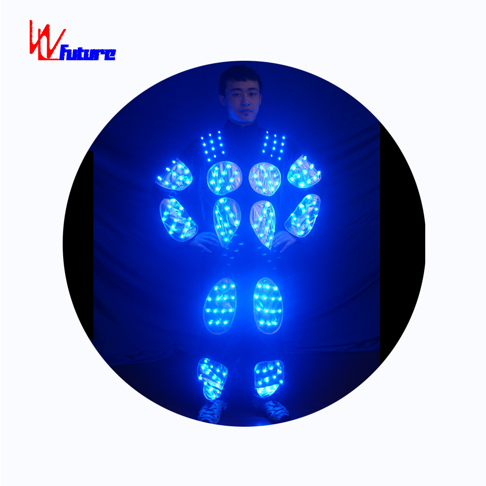 LED Stage Costumes,Unique Battery Light Clothing,Western Modern Boys Dance Wear
