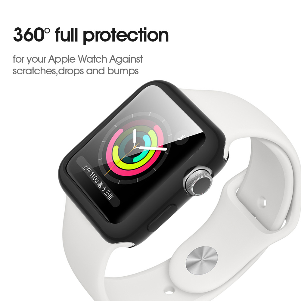 Хит продаж, прозрачный полностью мягкий чехол из ТПУ для часов Apple Watch iWatch 38 мм 40 мм 42 мм 44 мм