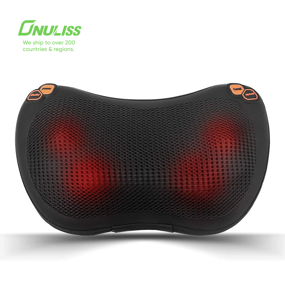 Back massager Pillow Massage Shiatsu Deep Kneading Electric Shoulders Back Neck Massage Pillow