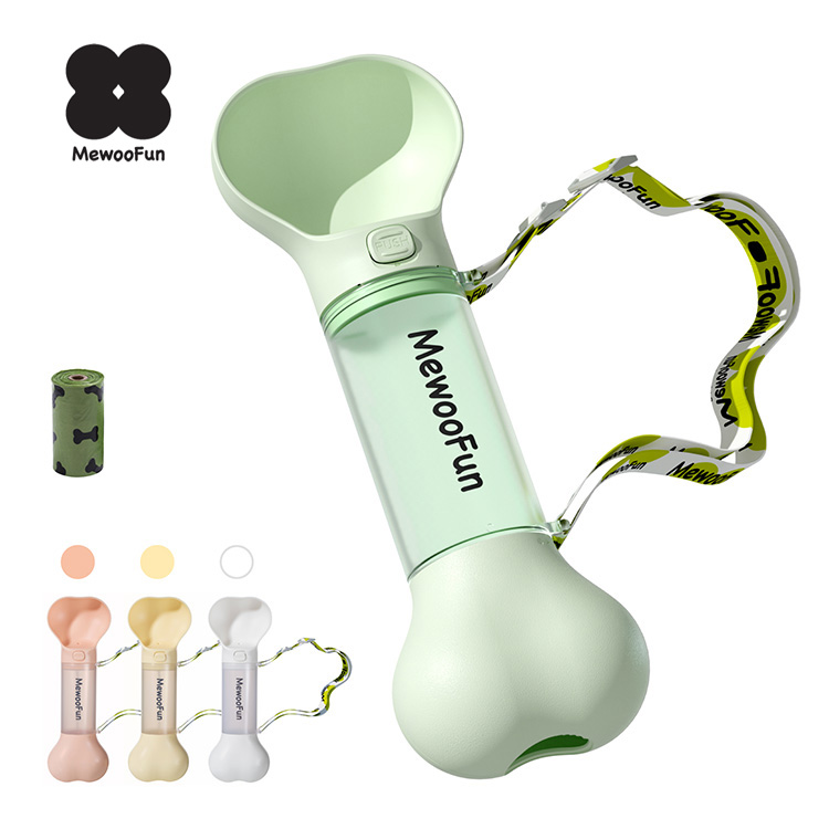 MewooFun 2 в 1 герметичная Высококачественная бутылка для питьевой воды для домашних собак