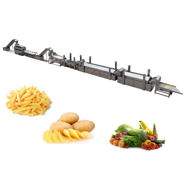 french fries deoiling machine frozen french fries production line automatic