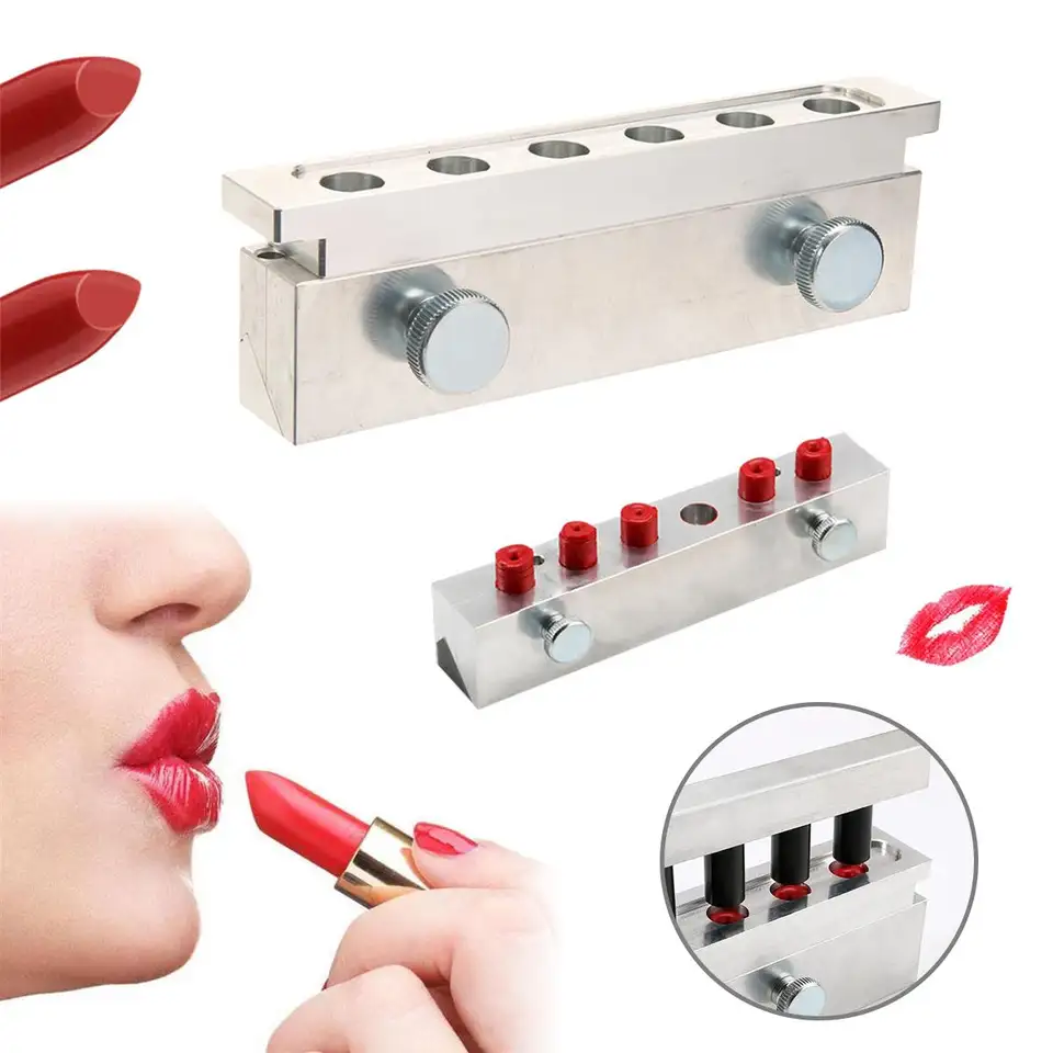 Custom Logo Cosmetic Lipstick Mold Silicone DIY add your logo to Silicon Lipstick Mold 12 Cavities Lipstick mold for factory