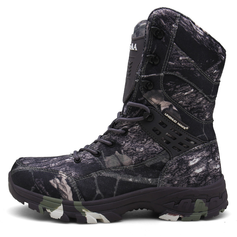 Wholesale waterproof camouflage men Hunting Boots