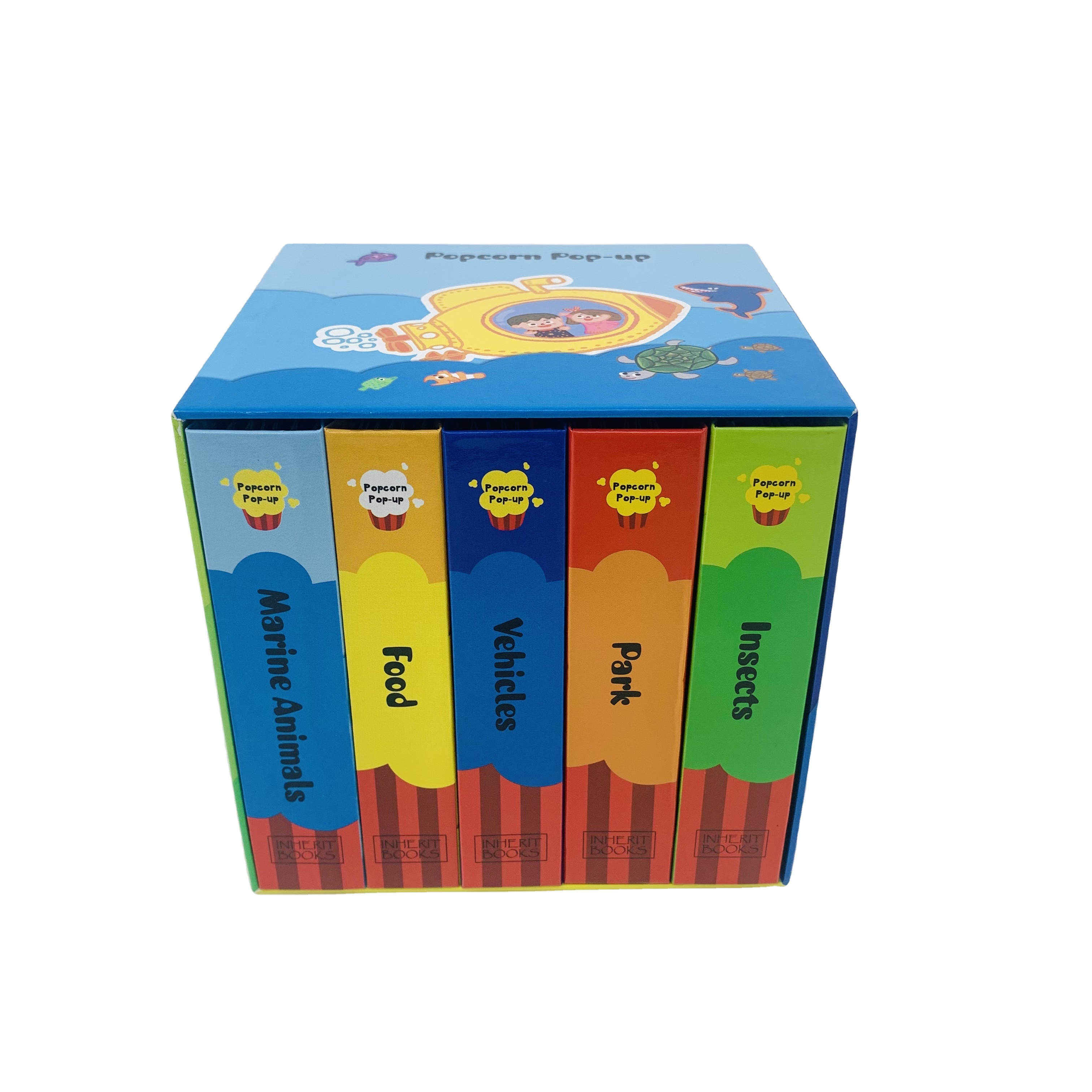 Early education learning materials pop up book printing for kids