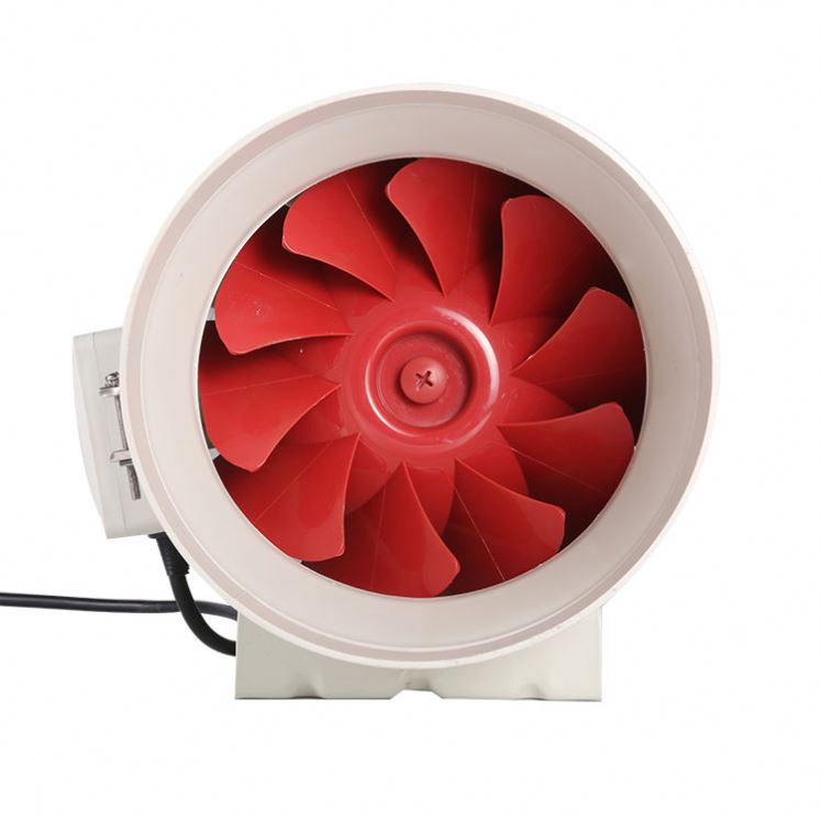Hot selling IP44 advertising company mixed-flow centrifugal inline duct fan air blower
