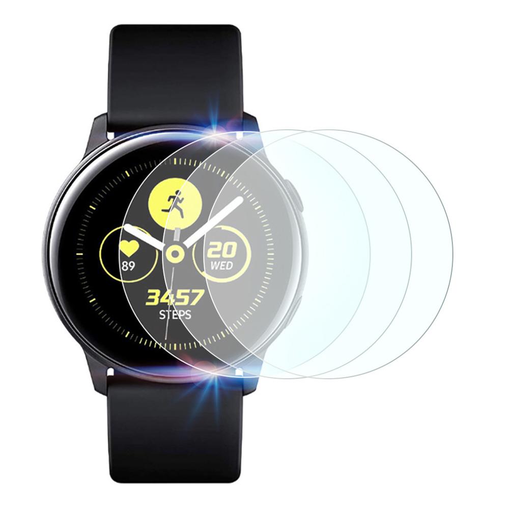 2 шт мягкая ПЭТ Защитная пленка для экрана для Samsung Galaxy Watch Active 1 2 40 мм 44 мм ультра-тонкая Гидрогелевая пленка