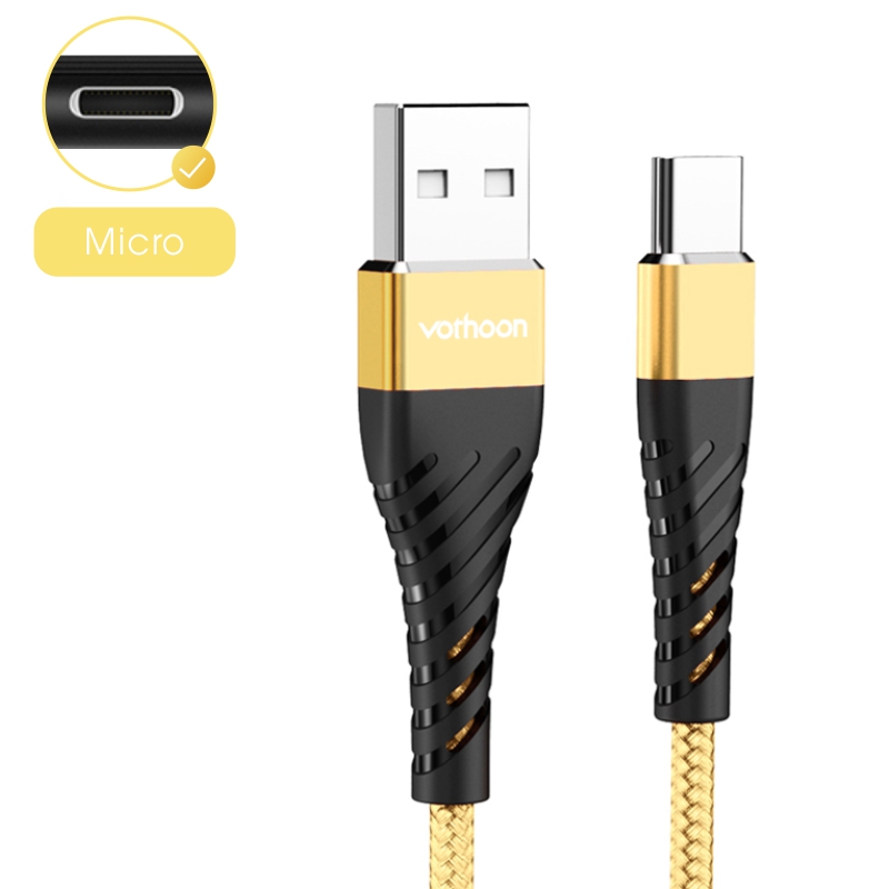 VOTHOON 3A USB Type C Charger Cable Mobile Phone USB Data Cable USB C Fast Charging Cable for Samsung Huawei