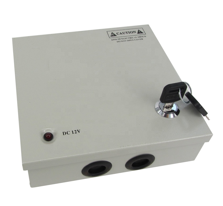 Sompom CCTV 12V 4.2A 4CH 50W CCTV Camera Power Box CCTV Accessories