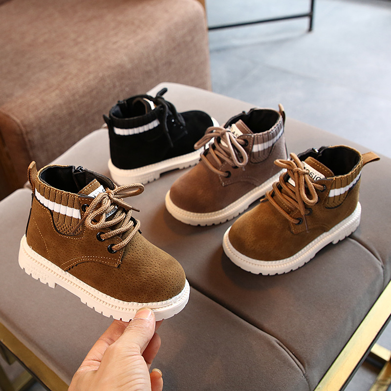 Winter& Autumn Fashion Boots Shoes Warm Boots With Plush Inside Children's Winter Shoes